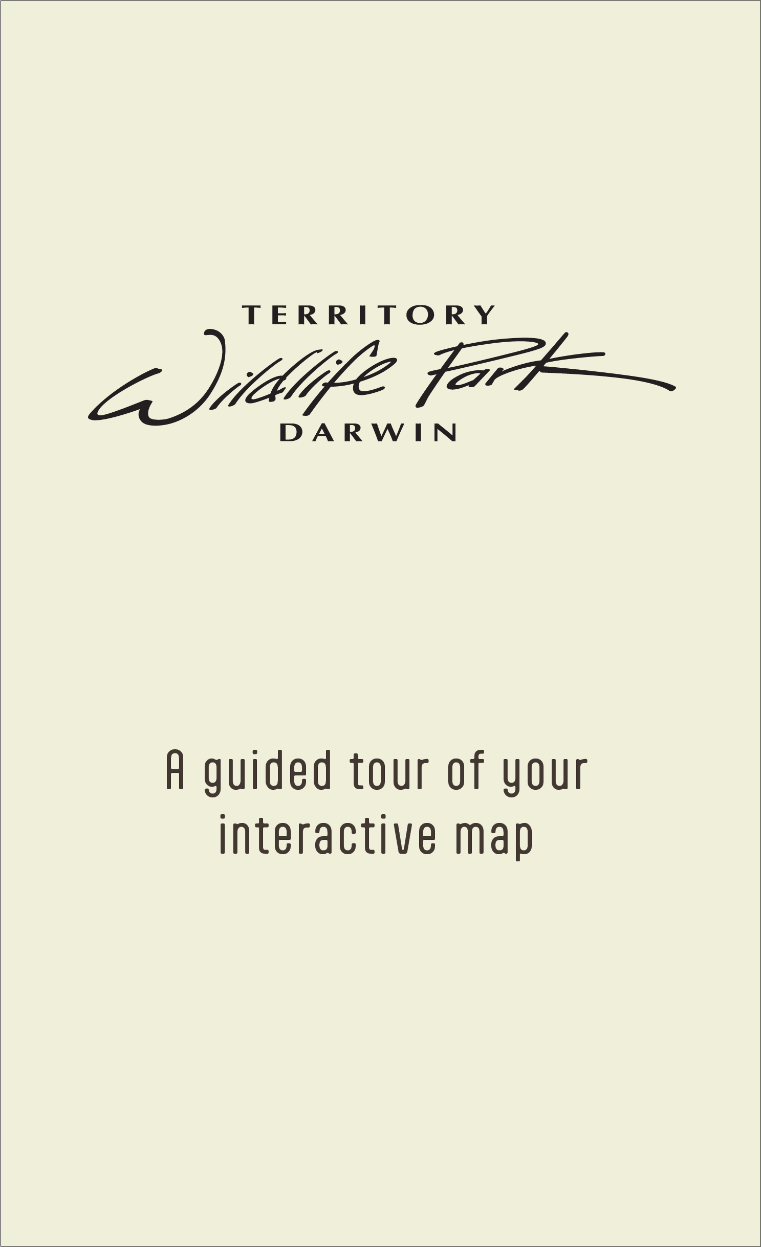 Explore the Territory Wildlife Park Interactive Map